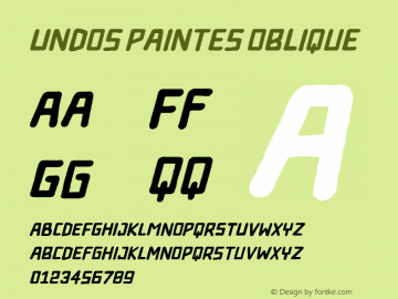 Undos Paintes Oblique Version 1.000图片样张