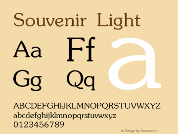 Souvenir Light Version 001.000图片样张