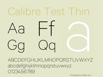 Calibre-ThinTest Version 1.005;PS 001.001;hotconv 16.6.54;makeotf.lib2.5.65590;0 Font Sample