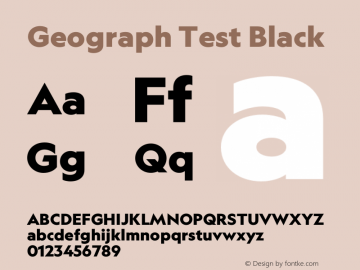 Geograph-BlackTest Version 1.006;hotconv 1.0.113;makeotfexe 2.5.65598;0 Font Sample