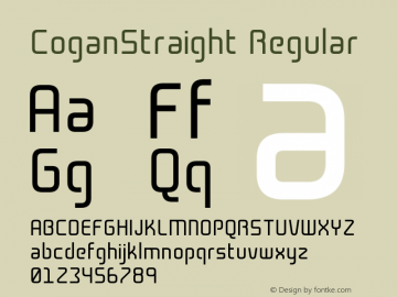 Cogan Straight Version 1.000;com.myfonts.easy.leandro-ribeiro-machado.cogan-straight.regular.wfkit2.version.4kaQ图片样张