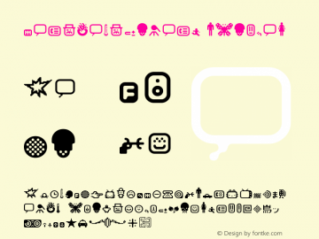 MaticaDingbats W05 Regular Version 4.10图片样张