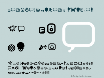 MaticaDingbats W95 Regular Version 4.10图片样张