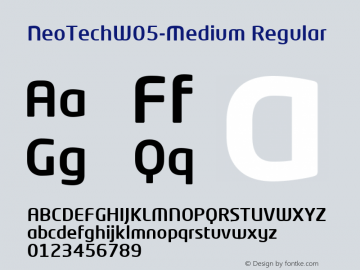 Neo Tech W05 Medium Version 1.54图片样张