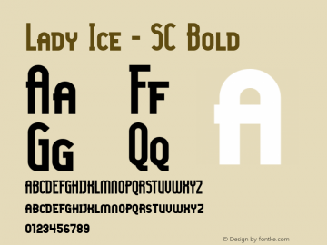 Lady Ice - SC Bold 1.0图片样张