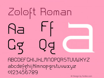 Zoloft Roman Version 1.00图片样张