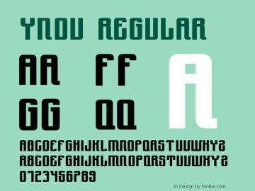Yndu Regular 1.1图片样张