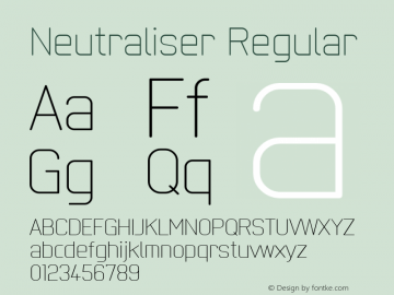 Neutraliser W05 ThinAlternate Version 4.00图片样张