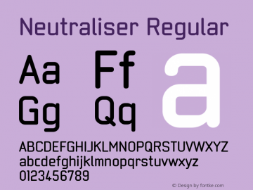 Neutraliser W05 Bold Version 4.00图片样张