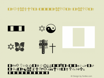 Religious W05 Regular Version 1.00 Font Sample