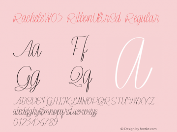 Rachele W05 Ribbon UltrCd Version 2.10图片样张