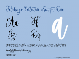 Felichiya Collection Script One Version 001.000图片样张