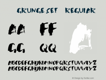 15 grunge set 3 Version 1.00 June 16, 2017, initial release Font Sample