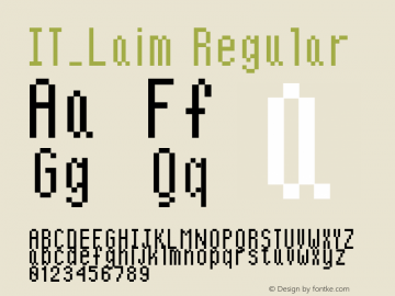 IT_Laim Regular 1.0图片样张