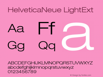 HelveticaNeue LightExt Macromedia Fontographer 4.1.5 9/3/02图片样张