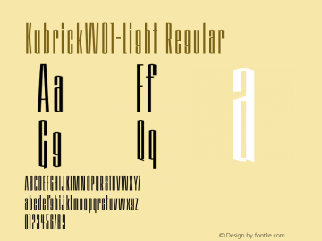 Kubrick W01 Light Version 1.00图片样张