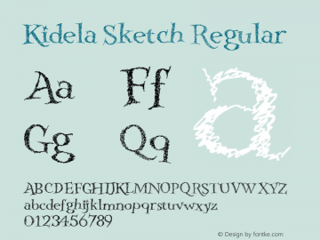 Kidela Sketch W05 Regular Version 1.00图片样张