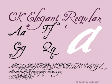 CK Elegant Regular 7/15/2002图片样张