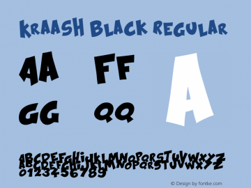 Kraash Black Version 1.00 December 17, 2011, initial release图片样张
