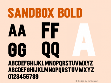 SANDBOX-Bold 1.000图片样张