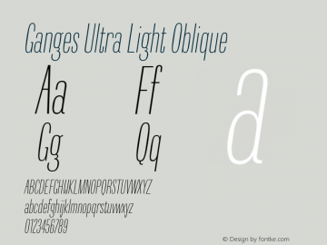 Ganges Ultra Light Oblique 1.000图片样张