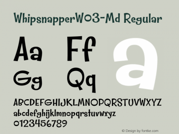 Whipsnapper W03 Md Version 1.1图片样张