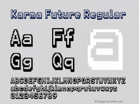 Karma Future Regular OTF 3.000;PS 001.001;Core 1.0.29图片样张