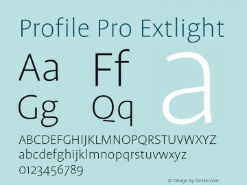 ProfilePro-Extlight Version 7.504; 2013; Build 1023图片样张