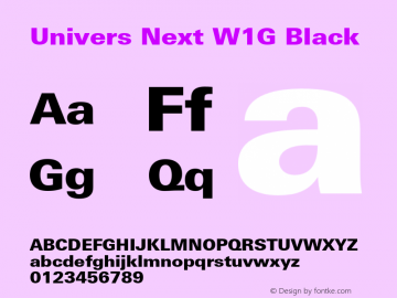 UniversNextW1G-Black Version 1.00图片样张