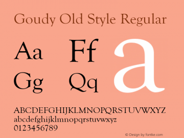 download goudy old style