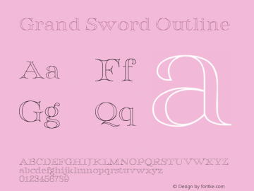 Grand Sword Outline 1.000图片样张