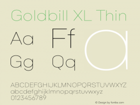 Goldbill XL Thin 1.000图片样张