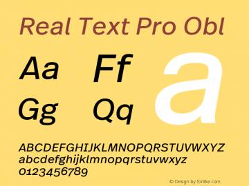 Real Text Pro Obl Version 7.70图片样张