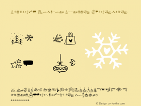 Dreaming Outloud Doodles Christmas Version 1.000;hotconv 1.0.109;makeotfexe 2.5.65596图片样张