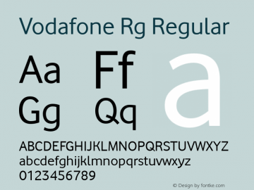 vodafone rg bold font vodafone rg bold font