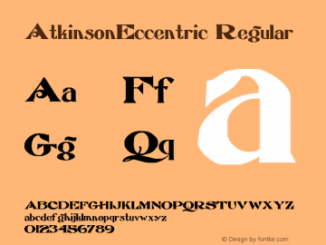 AtkinsonEccentric 001.000 Font Sample