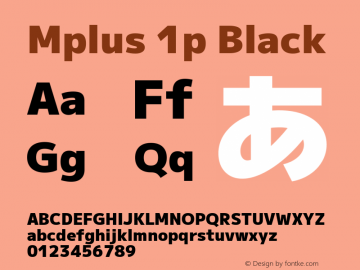 Mplus 1p Black Version 1.000图片样张