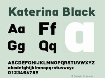 Katerina Black Version 1.000图片样张