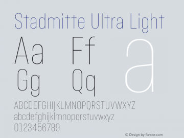 Stadtmitte UltraLight Version 1.000图片样张