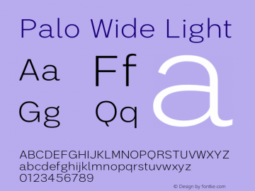Palo Wide Light Version 1.000图片样张