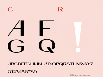 Coworking  Font Sample