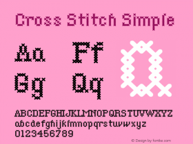 CrossStitchSimple Version 1.000;PS 001.001;hotconv 1.0.56图片样张