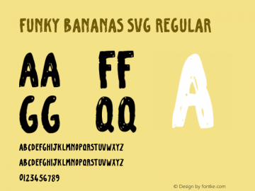 FunkyBananasSVG Version 1.000图片样张