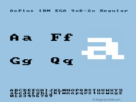 AcPlus IBM EGA 9x8-2x v2.2-2020-11图片样张