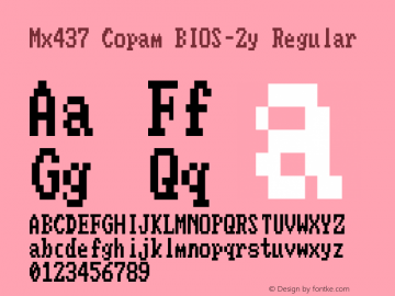 Mx437 Copam BIOS-2y v2.2-2020-11图片样张