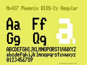 Mx437 Phoenix BIOS-2y v2.2-2020-11图片样张