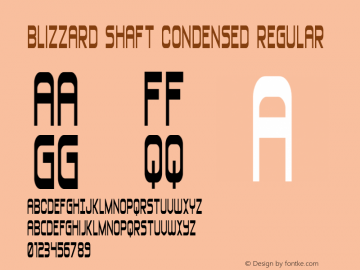 Blizzard Shaft Condensed Version 1.0; 2020图片样张