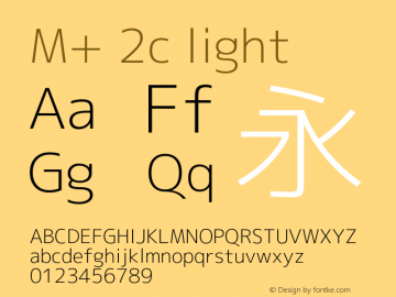 M+ 2c light 图片样张