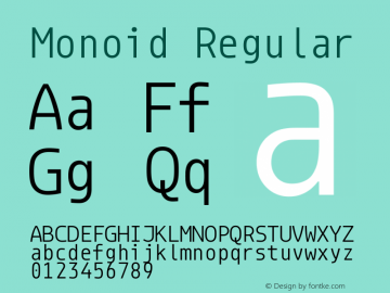 Monoid Regular Version 0.61图片样张