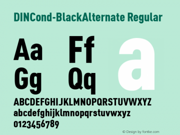 DINCond-BlackAlternate Version 4.450; 2000图片样张